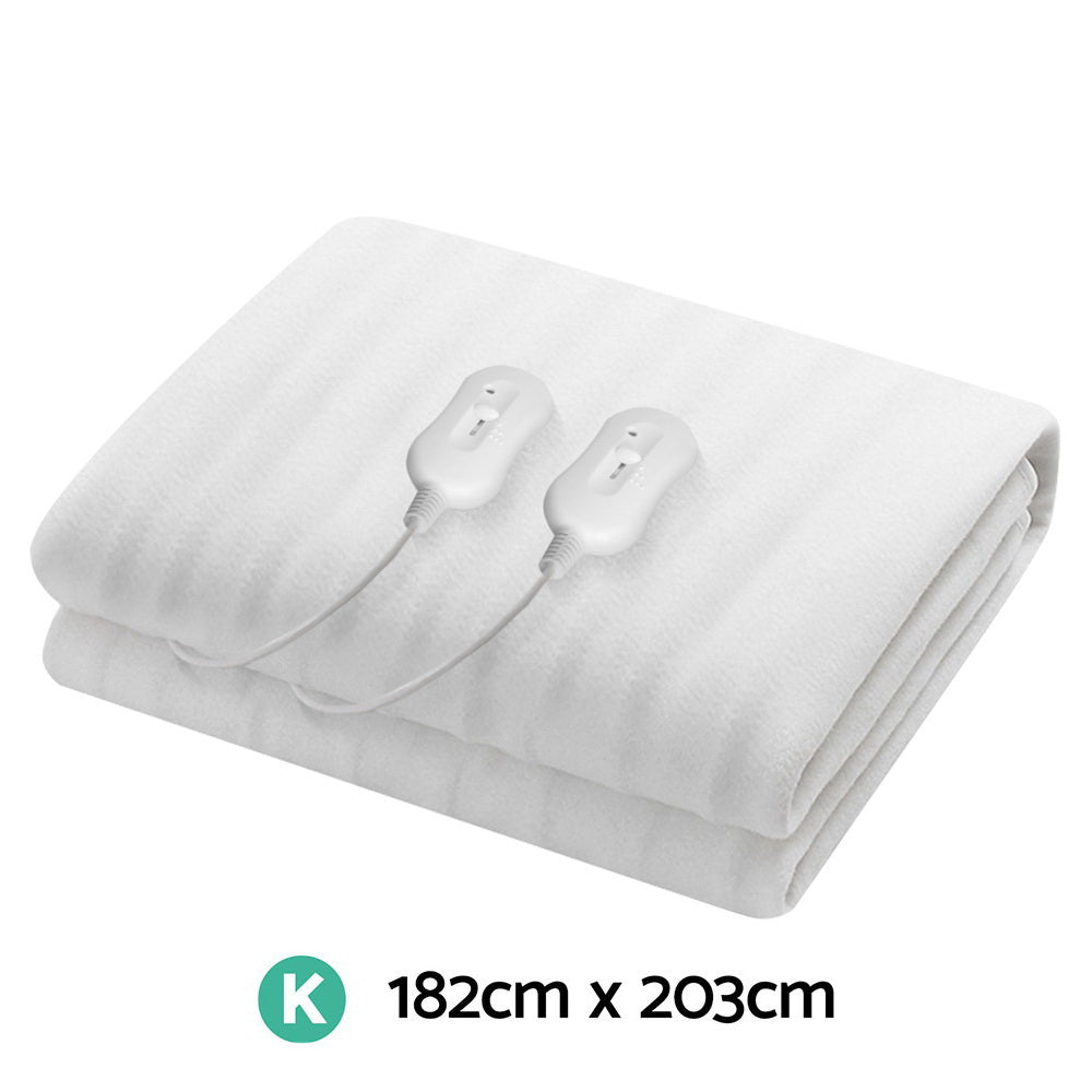 Giselle Bedding King Size Electric Blanket Polyester