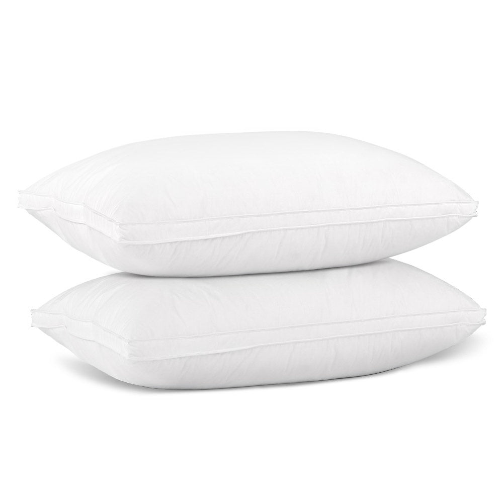 Giselle Bedding Duck Feather Down Pillow Luxury Twin Pack