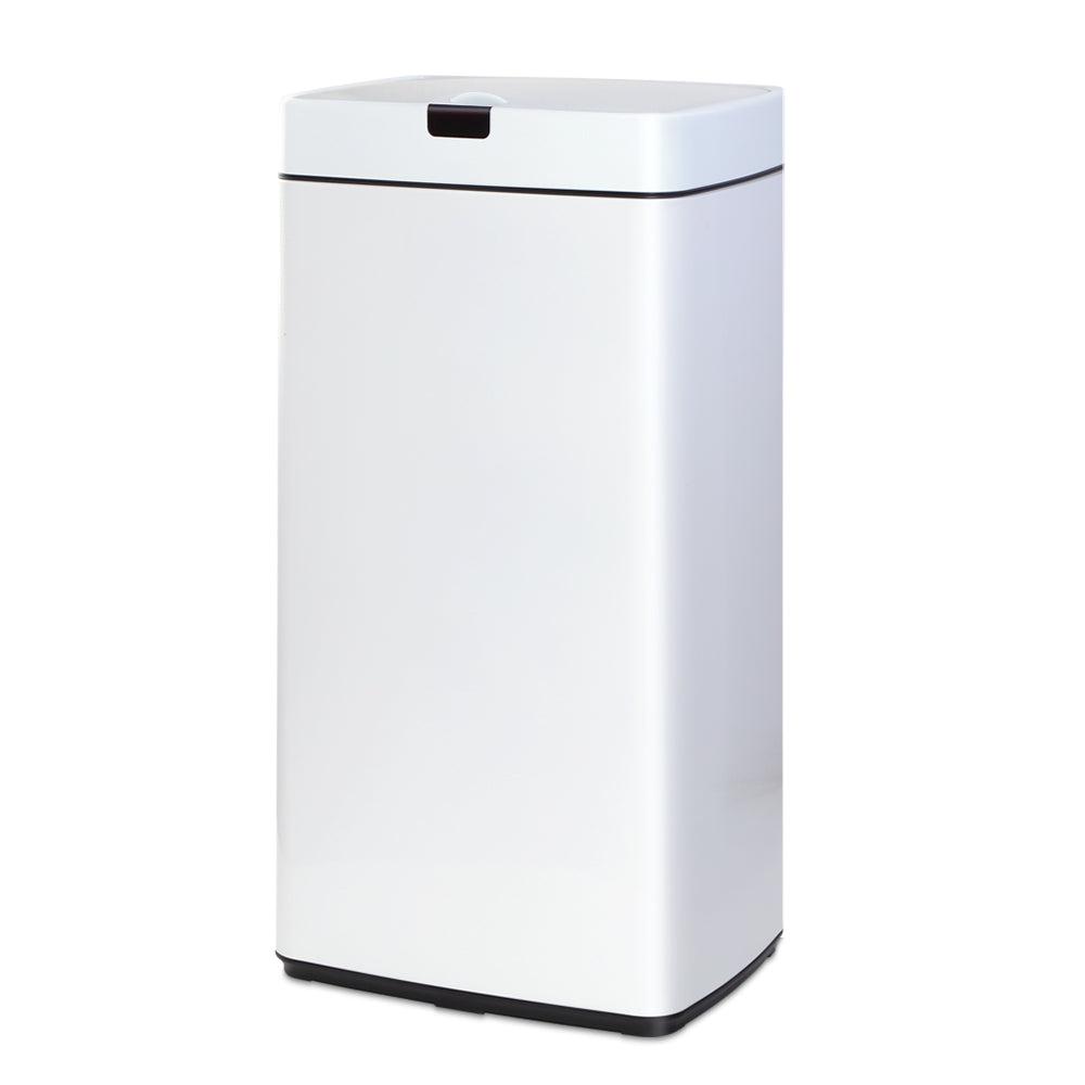 Devanti 45L Motion Sensor Bin Rubbish Automatic White
