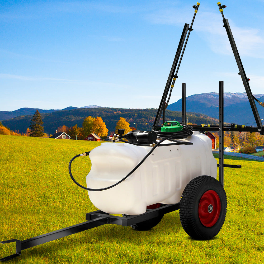 Giantz Weed Sprayer 100L Trailer 3M Boom Garden Spray
