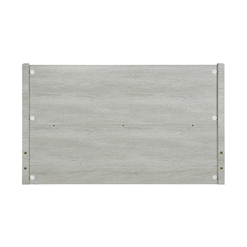 Cielo Bedframe Queen Size White Ash