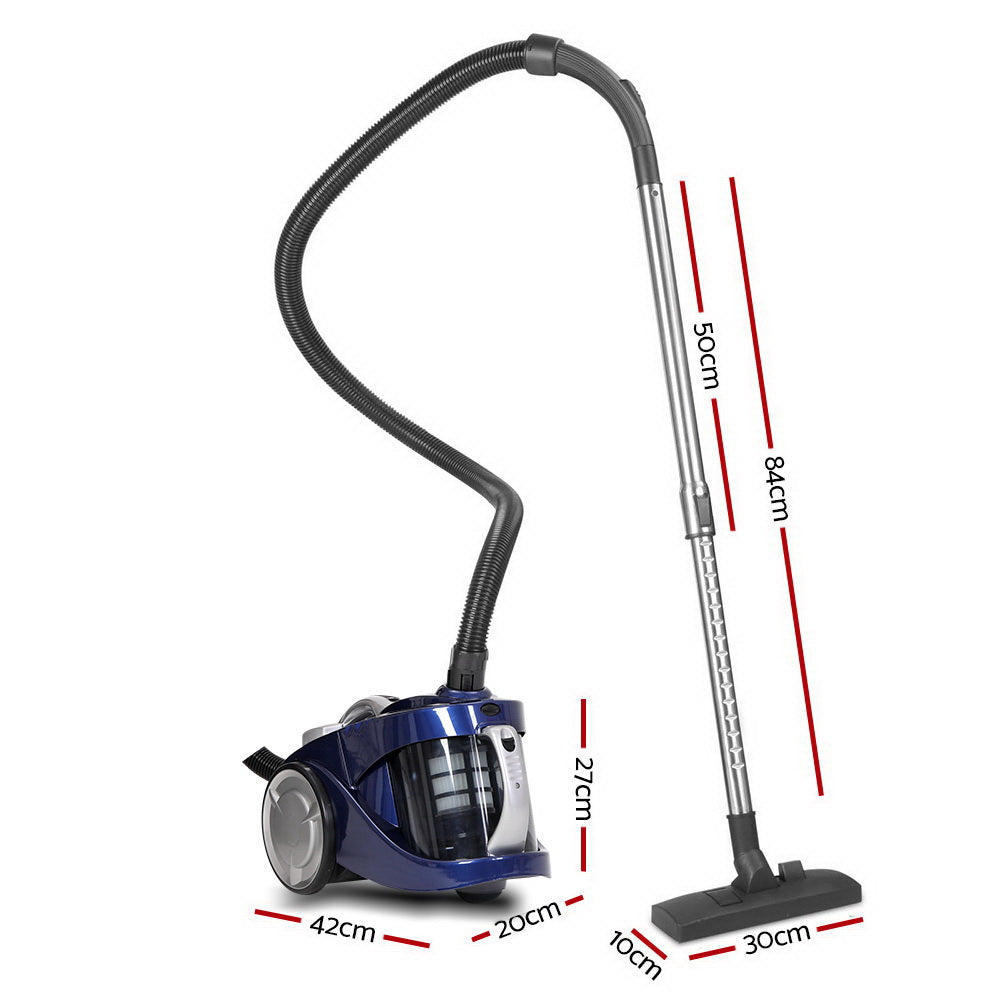 Devanti 2200W Bagless Vacuum Cleaner Blue