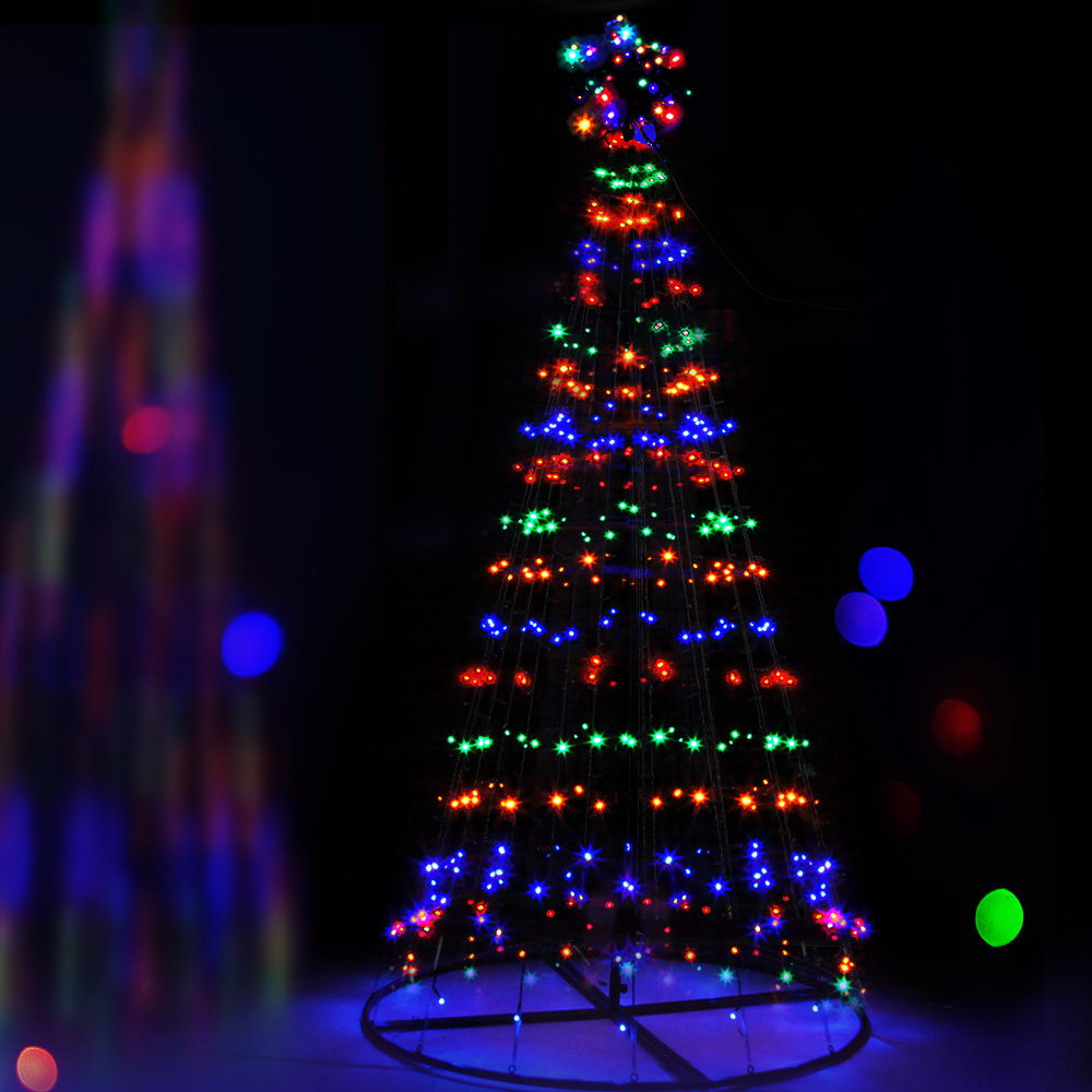 2.1M Christmas Tree 264 LED Solar Jingle Jollys