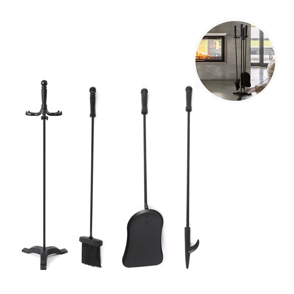 Traderight Fireplace Tool Set 4 PC Fire-1954802730711257088
