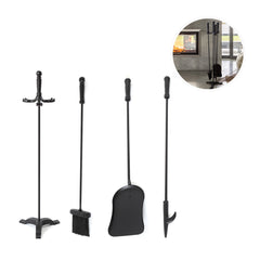 Traderight Fireplace Tool Set 4 PC Fire-1954802730711257088