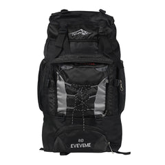 Military Backpack Tactical Hiking Camping Black-1954802640361754625