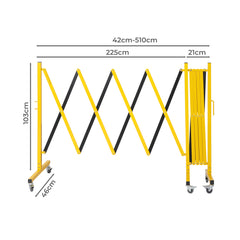 Extendable Garden Gate Mobile Security 16FT-1954802750218964994