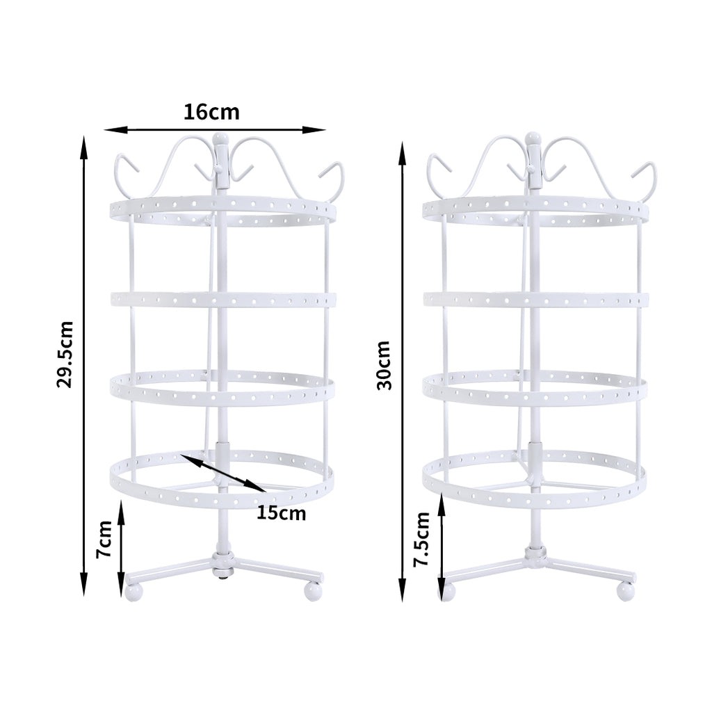 Earring Holder Stand Jewelry Display White-1954802730287632386