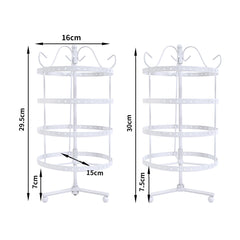 Earring Holder Stand Jewelry Display White-1954802730287632386