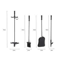 Traderight Fireplace Tool Set 4 PC Fire-1954802730711257090