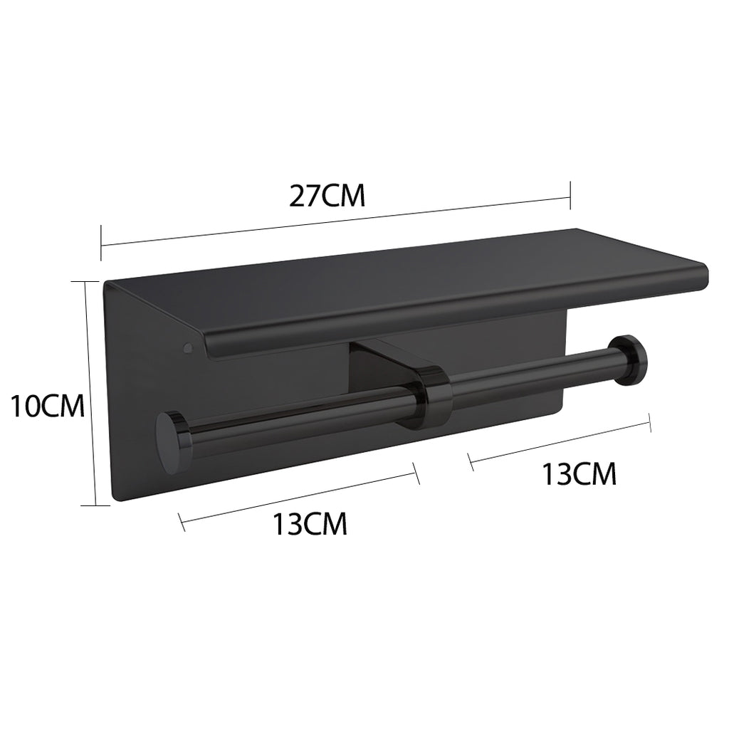 Toilet Paper Holder Double Roll Stainless-1954802402372751362