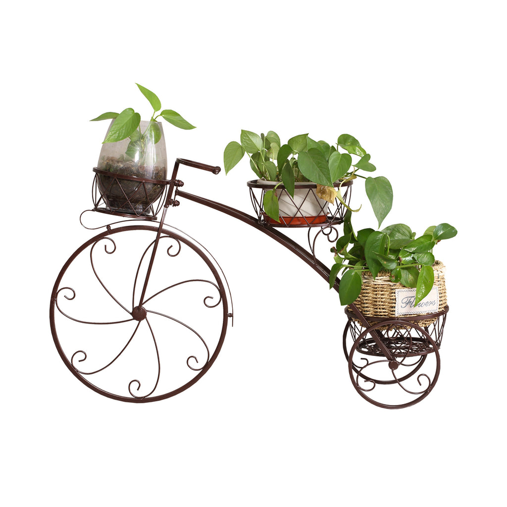 Levede Plant Stand Outdoor Indoor Metal Bronze-1954802339663712259