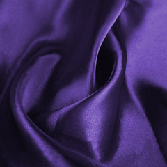 50x Table Runners Coloured Satin Chair Eggplant-1954802694648631299