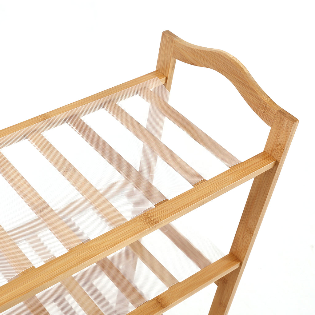 Levede Bamboo Shoe Rack Storage Wooden-1954802687853858819