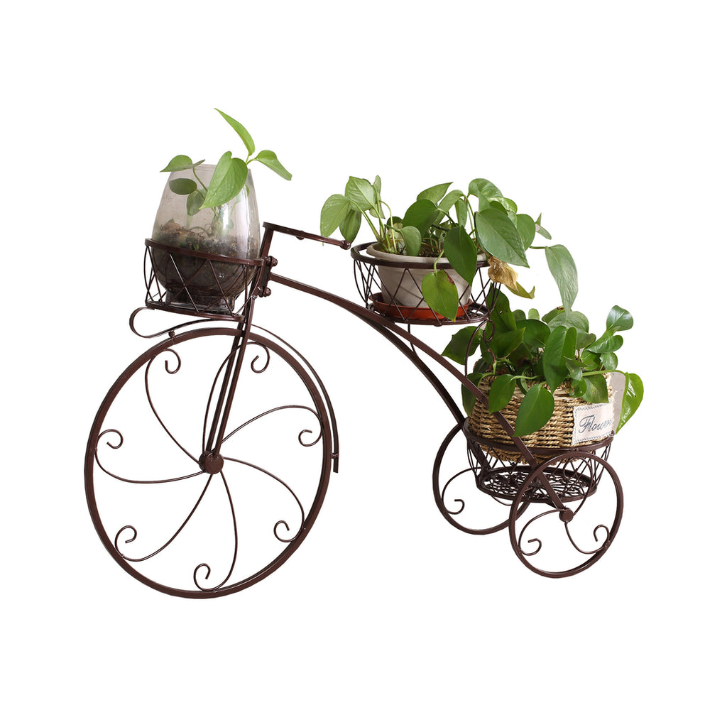 Levede Plant Stand Outdoor Indoor Metal Bronze-1954802339663712262