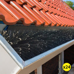 Lambu 24Pcs Gutter Brush Guard 92x10cm-1954802676734758919