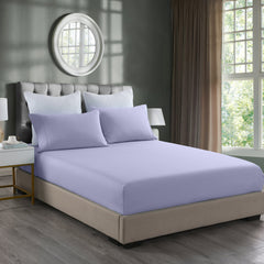 Royal Comfort Bamboo Cooling 2000TC 3-Piece Combo Set - Queen-Lilac Grey-1951134875599900672