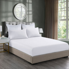 Royal Comfort Bamboo Cooling 2000TC 3-Piece Combo Set - Queen-White-1951134876317126656