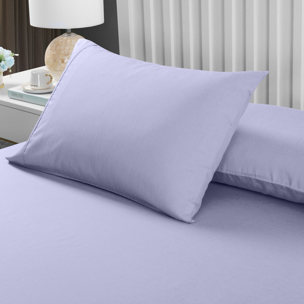Royal Comfort Bamboo Cooling 2000TC 3-Piece Combo Set - King-Lilac Grey-1951134876682031107
