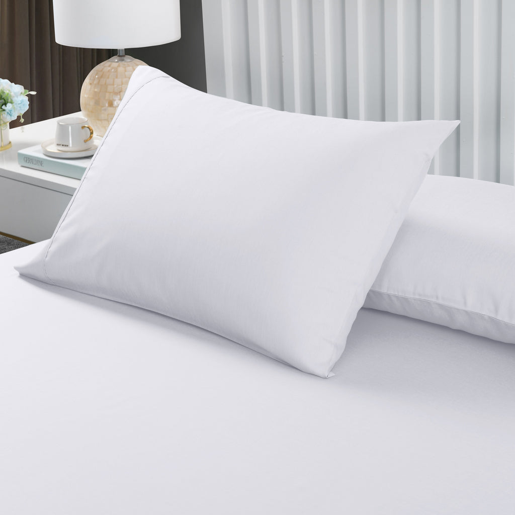 Royal Comfort Bamboo Cooling 2000TC 3-Piece Combo Set - King-White-1951134877105655811