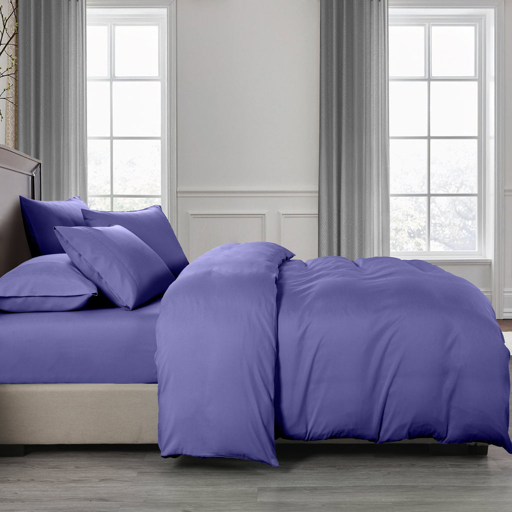 Royal Comfort Bamboo Cooling 2000TC Quilt Cover Set - Double-Royal Blue-1951134827512205314