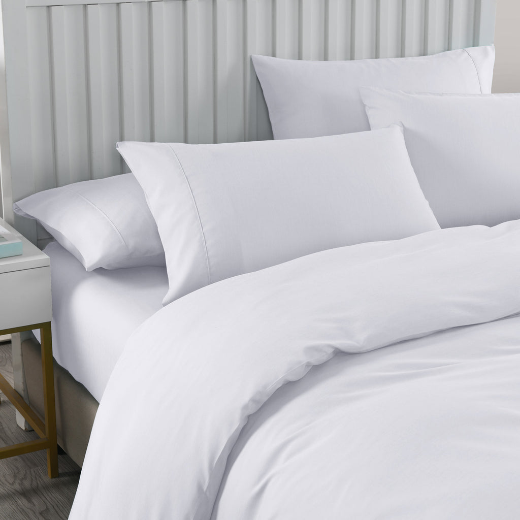 Royal Comfort Bamboo Cooling 2000TC Quilt Cover Set - Queen-White-1951134828384620545