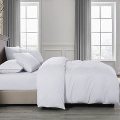 Royal Comfort Bamboo Cooling 2000TC Quilt Cover Set - Queen-White-1951134828384620546
