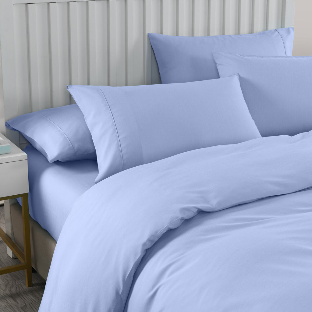 Royal Comfort Bamboo Cooling 2000TC Quilt Cover Set - King-Light Blue-1951134828556587009