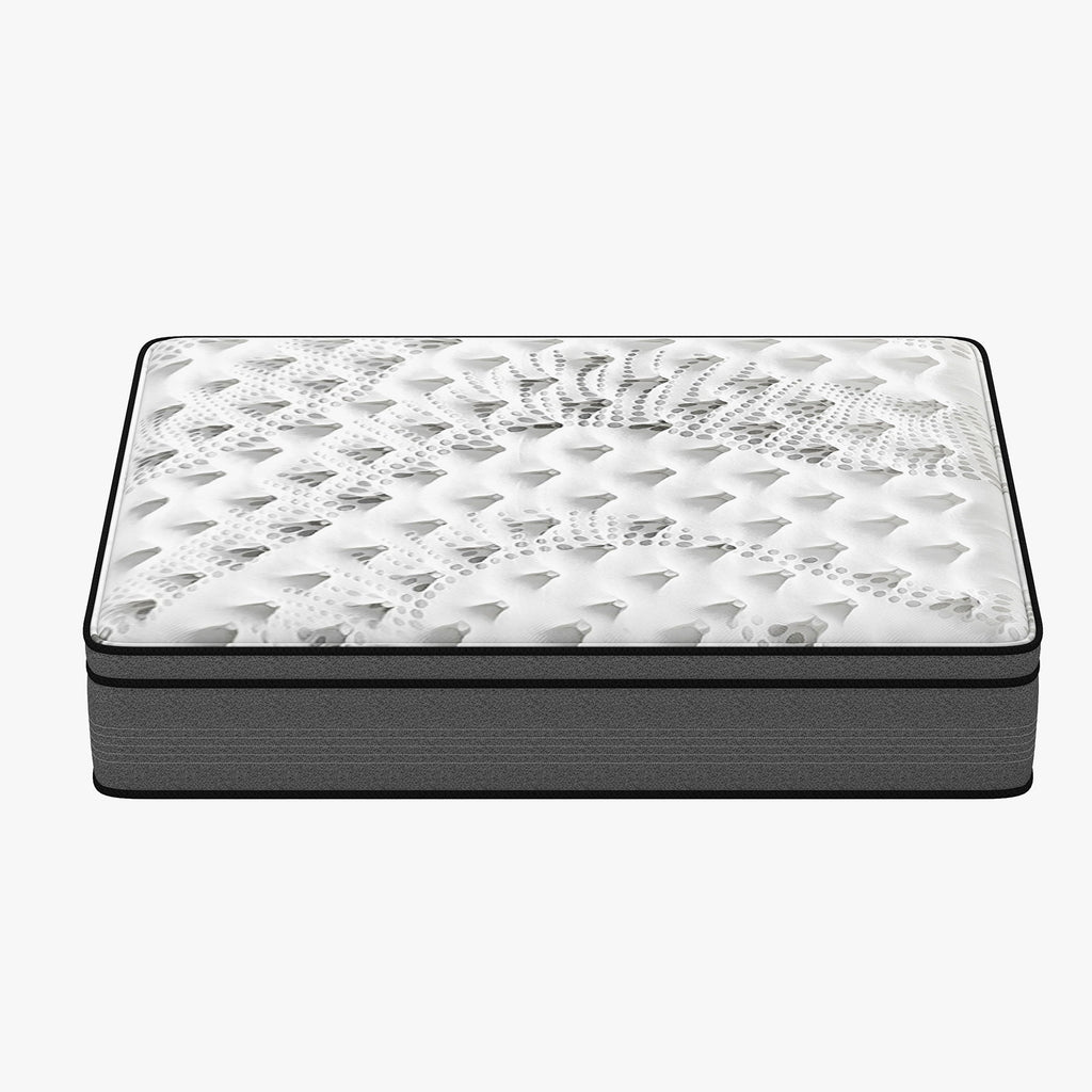 Luxopedic Pocket Spring Mattress 5 Zone 32CM Euro Top Memory Foam Medium Firm-1951134908403552260