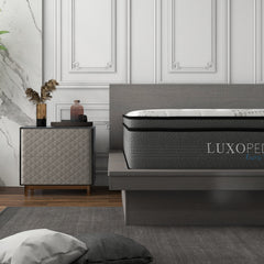 Luxopedic Pocket Spring Mattress 5 Zone 32CM Euro Top Memory Foam Medium Firm-1951134908600684545