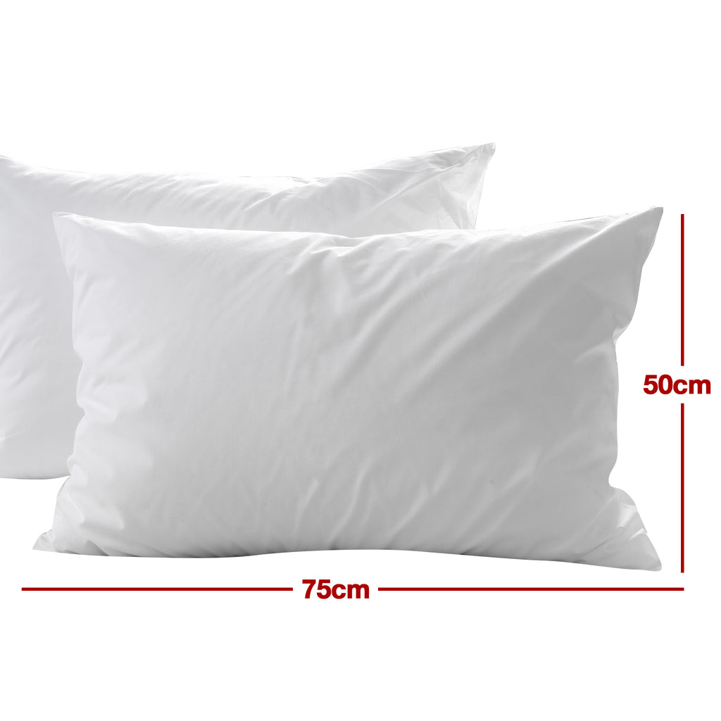 Casa Decor 50% Duck Feather 50% Duck Down Pillow - Twin Pack-1951134818536394755