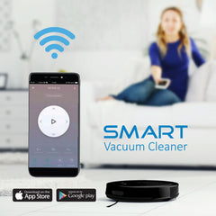 MyGenie Smart Robotic Vacuum Cleaner - Black-1951134808654614530