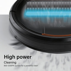 MyGenie Smart Robotic Vacuum Cleaner - Black-1951134808654614532