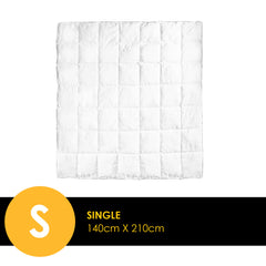 Royal Comfort Luxury Bamboo 250GSM Quilt - Single-1951134842666225666