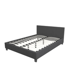 Milano Sienna Luxury Bed with Headboard (Model 2) - Charcoal No.35 - King-1951134900224659462