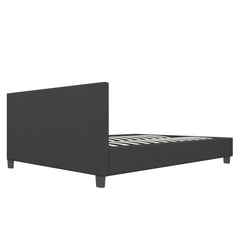 Milano Sienna Luxury Bed with Headboard (Model 2) - Charcoal No.35 - King-1951134900224659463