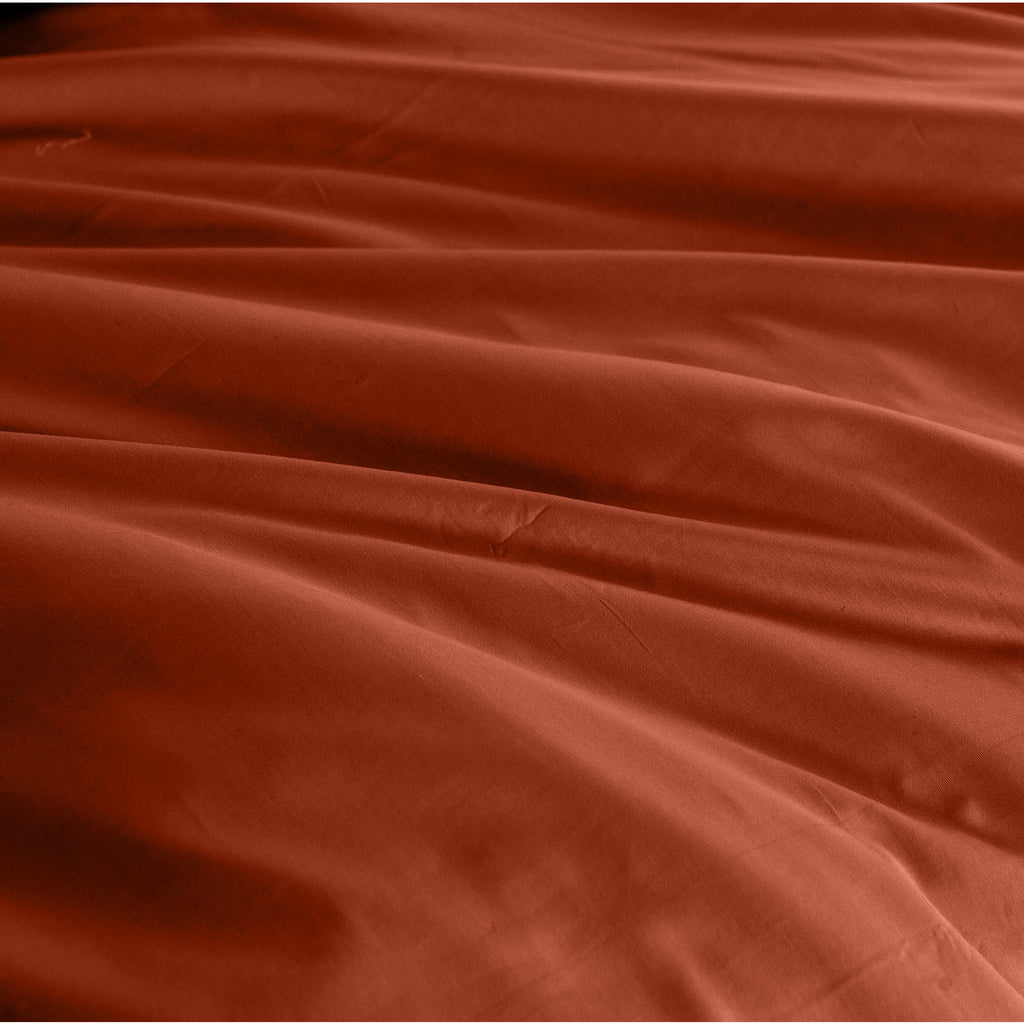 Royal Comfort - Balmain 1000TC Bamboo cotton Quilt Cover Sets (Queen) - Cinnamon-1951134829278007299
