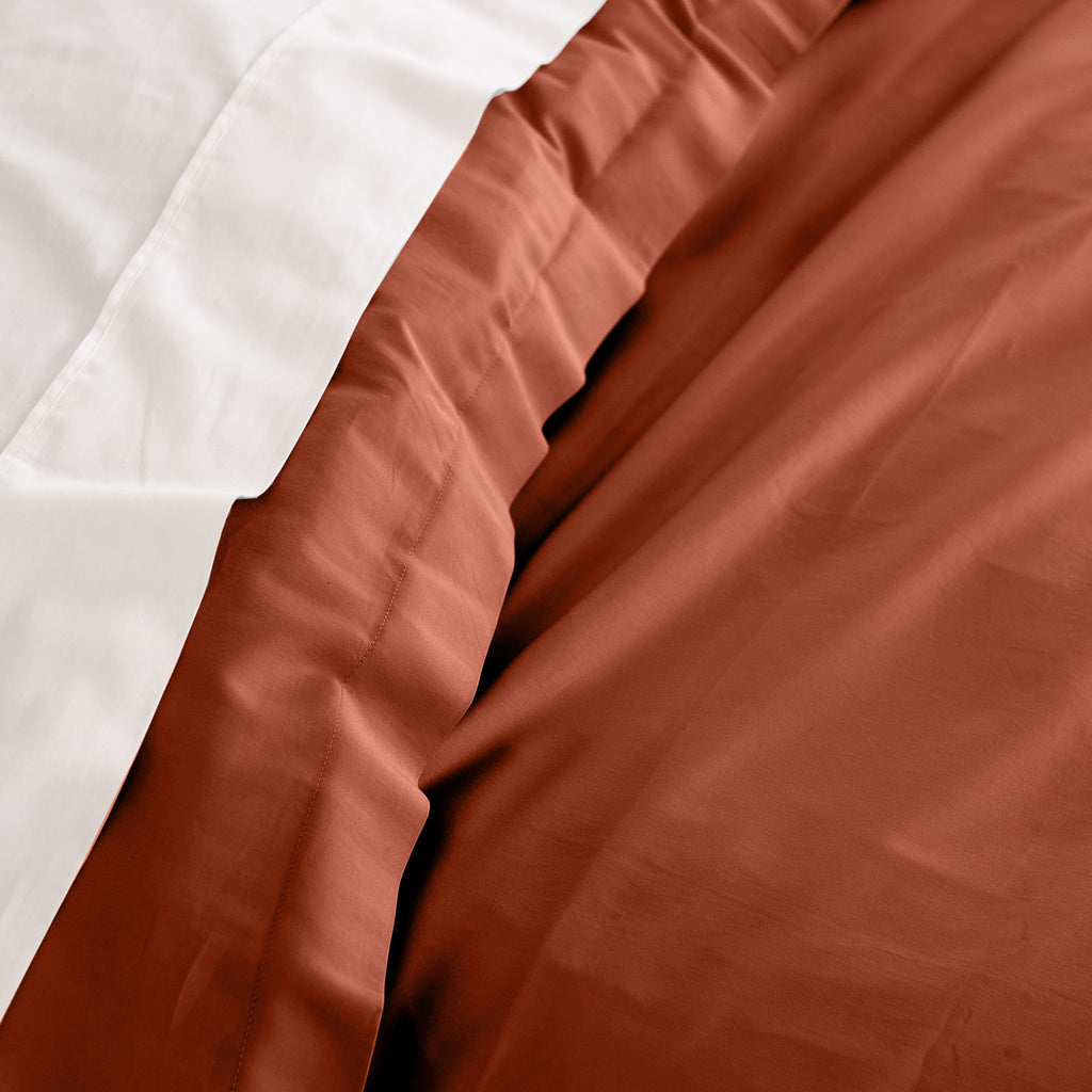 Royal Comfort - Balmain 1000TC Bamboo cotton Quilt Cover Sets (Queen) - Cinnamon-1951134829278007301