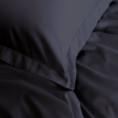 Royal Comfort - Balmain 1000TC Bamboo cotton Quilt Cover Sets (Queen) - Charcoal-1951134830041370628