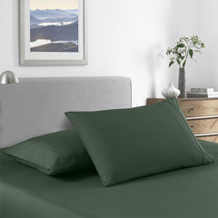 Royal Comfort Bamboo Cooling 2000TC Sheet Set Queen - Olive-1951134879680958465