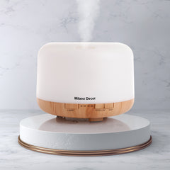Milano Decor 500ml Aroma Mood Light Diffuser - Light Wood-1951134807115304964