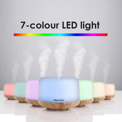 Milano Decor 500ml Aroma Mood Light Diffuser - Light Wood-1951134807115304966