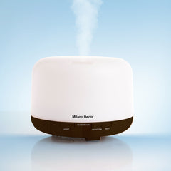 Milano Decor 500ml Aroma Mood Light Diffuser - Dark Wood-1951134807299854341