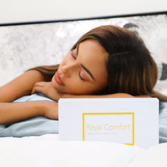 SILK PILLOW CASE TWIN PACK - SIZE: 51X76CM - Soft Blue-1951134815088676871