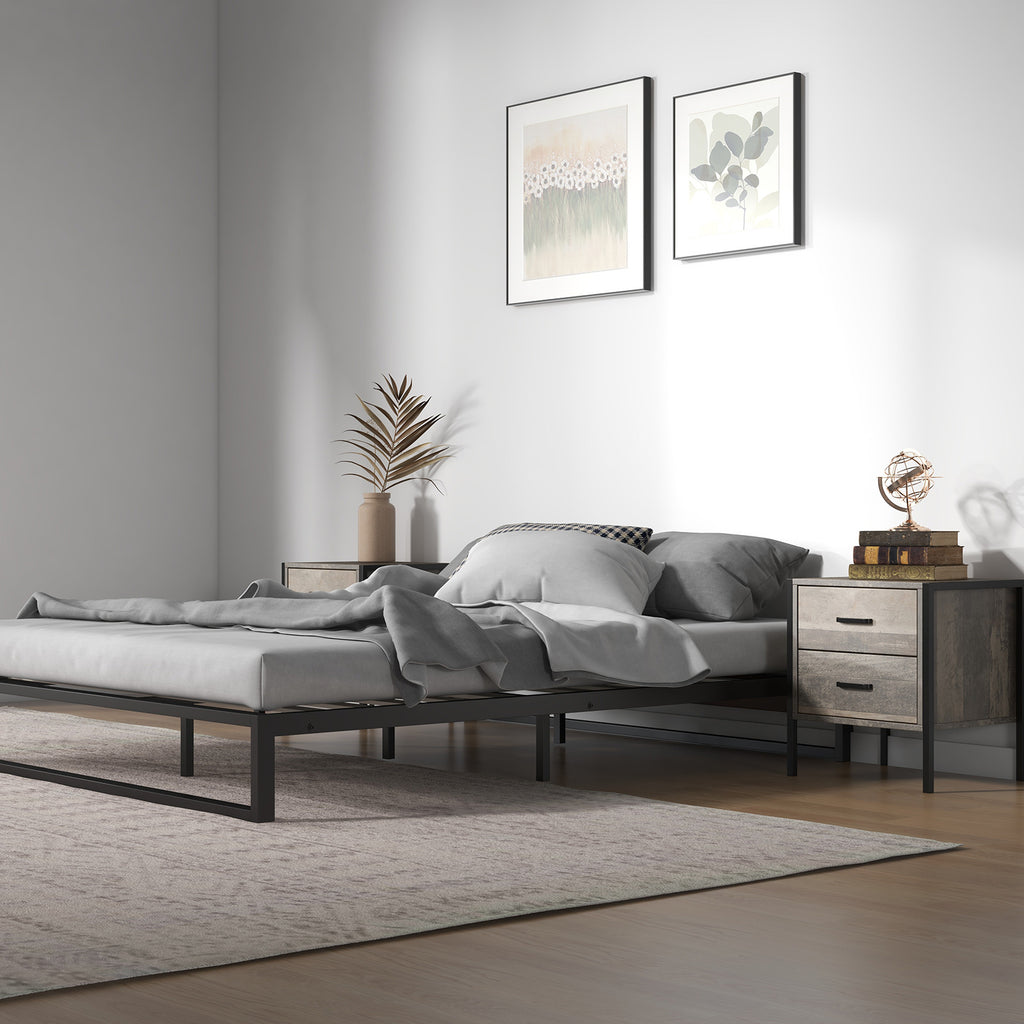 Florence Metal bed base - King Single-1951134901529088004