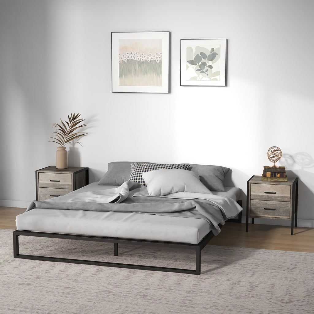 Florence Metal bed base - King Single-1951134901529088007