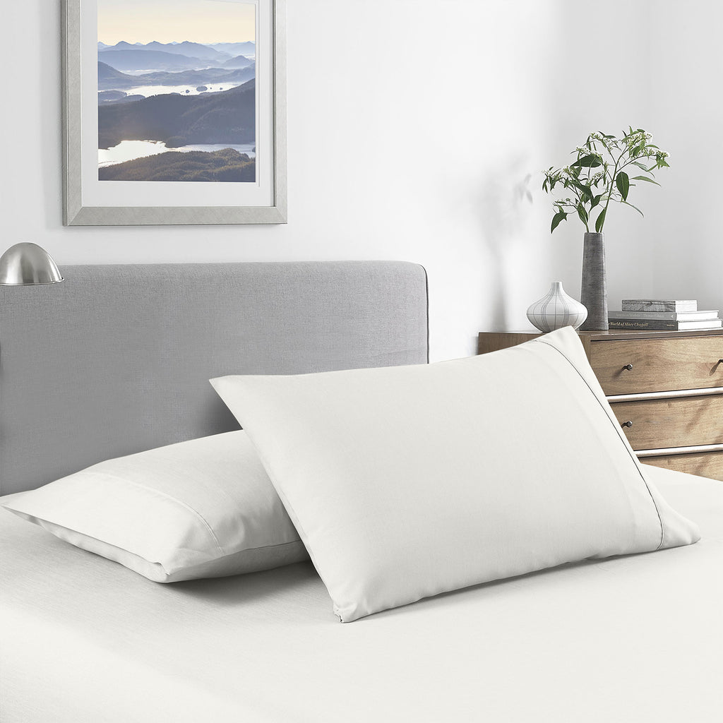 Royal Comfort Bamboo Cooling 2000TC Sheet Set Single - Natural-1951134884164669441