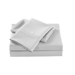 Royal Comfort Bamboo Cooling 2000TC Sheet Set Double - Pearl Stone-1951134884345024514