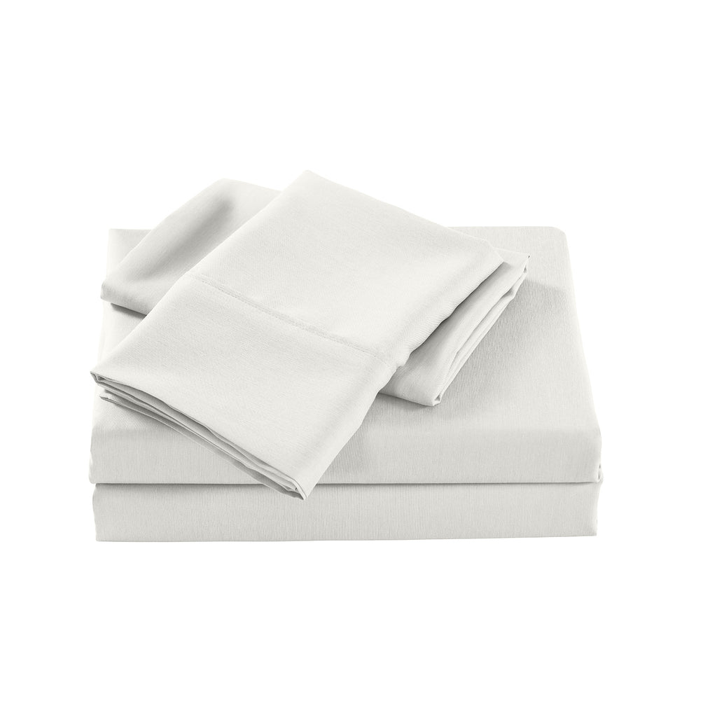 Royal Comfort Bamboo Cooling 2000TC Sheet Set Double - Natural-1951134884957392898