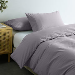 Royal Comfort Vintage Washed 100% Cotton Quilt Cover Set Bedding Ultra Soft-1951134908806205443